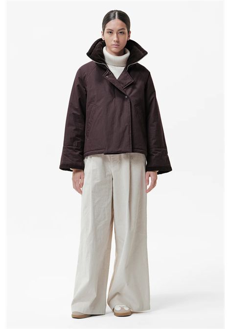 DUNO Giacca Corta Imbottita Maeva Donna Borgogna Ciliegia Oversize DUNO | Giubbotti | MAEVA CHIA611